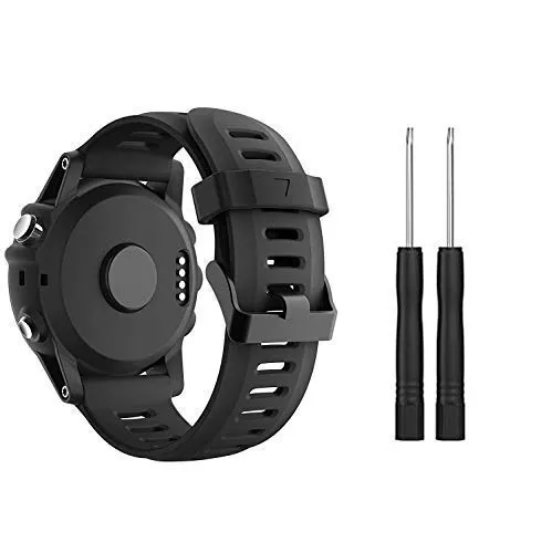 Supore Garmin Fenix 3 Cinturino, Silicone Morbido di Ricambio Cinturino Sportivo