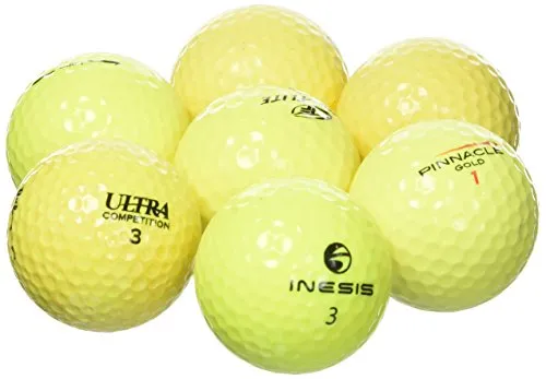 LONGRIDGE Palline da Golf usate/Lakeballs, Grade B, 100 Pezzi, Giallo (Gelb),