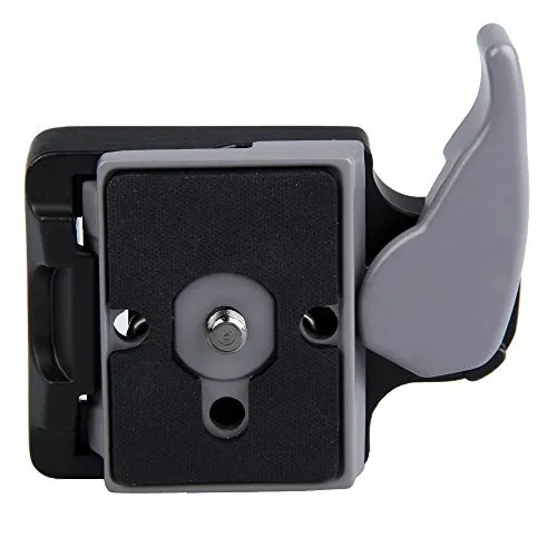 Andoer® Room 323 Plate Quick Release Clamp Quick Release Adattatore + Rilascio Rapido Compatibile per Manfrotto 200PL-14 Piastra Compat