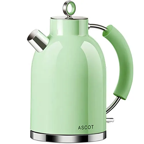 ASCOT - Bollitore elettrico in acciaio INOX, 2200 W verde