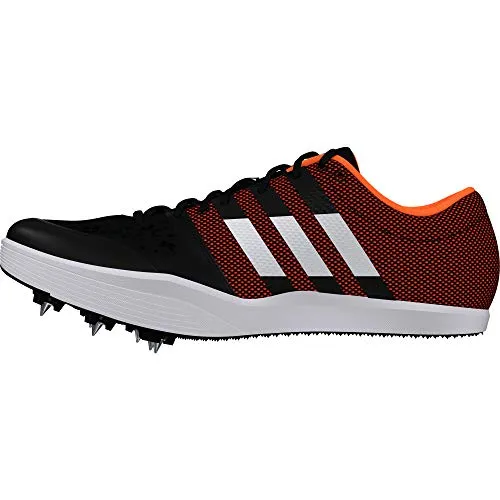 adidas Adizero Long Jump, Scarpe da Atletica Leggera Uomo, Multicolore (Ftwr White/Core Black/Solar Red), 44 2/3 EU