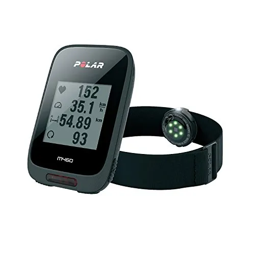 Polar M460 con OH1, Ciclocomputer Unisex Adulto, Nero, Taglia Unica