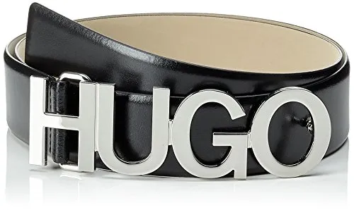 HUGO Zula Belt 3,5cm-zl, Cintura Donna, Nero (Black001), 70