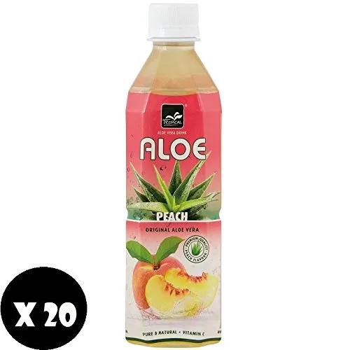 TROPICAL ALOE VERA e PEACH CONFEZIONE DA 20 BOTTILIETTE