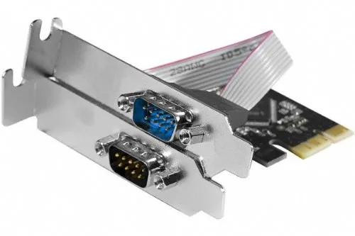 Scheda PCI 2 porte seriale DB9 Low profile.