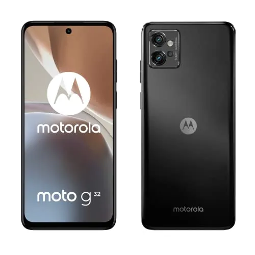 Motorola moto g32 (Tripla fotocamera 50MP, Display 6.5" FHD+ 90Hz, Qualcomm Snapdragon 680, batteria 5000 mAh, 4/128 GB espandibile, Dual SIM, Android 12, Cover Inclusa), Dove Grey