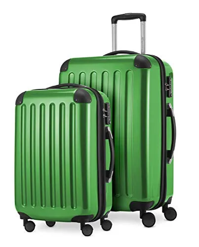 Hauptstadtkoffer Set di valigie, 65 cm, 116 L, Verde