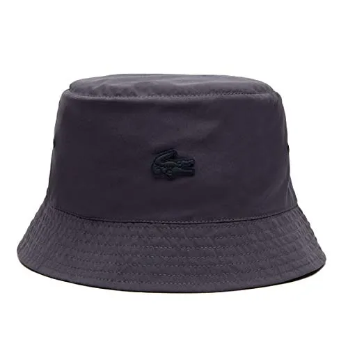Lacoste 2019 - Cappello da pescatore in taffetà Graphite Sombre/Dark Navy M
