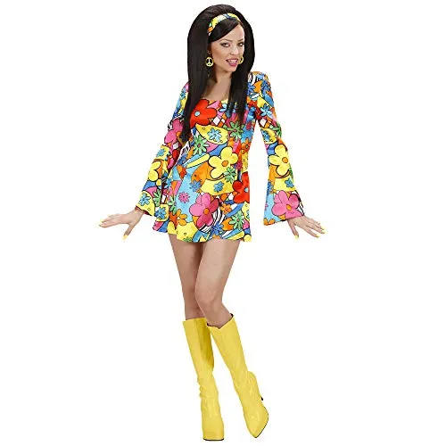 Widmann - Costume 'Flower Power Girl', Taglia M