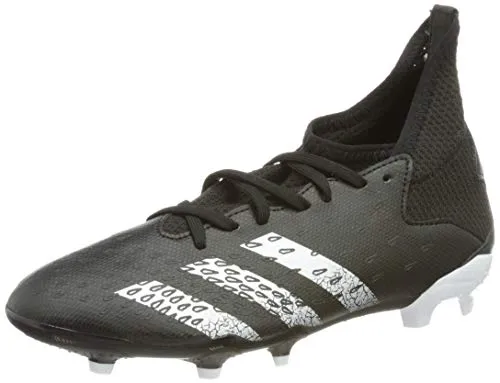 adidas Predator Freak .3 FG J, Scarpe da Calcio, Core Black/Ftwr White/Core Black, 37 1/3 EU