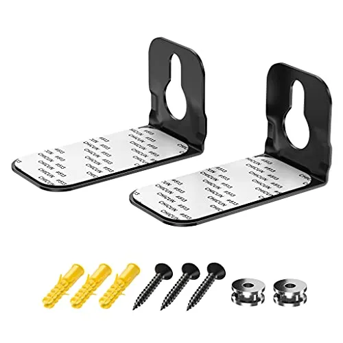 Dinghosen Universale Supporto da Parete per Samsung/LG/Bose/Vizio/TCL/JBL/Polk/Insignia/Sony/Klipsch Soundbar, Supporti da Parete per Altoparlante Staffa da Parete con Accessori per Montaggio