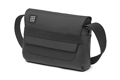 Moleskine ID Reporter Bag Borsa a Tracolla Device Bag per Tablet, Laptop, PC, Notebook e iPad fino a 15'', Dimensioni 26 x 6 x 21 cm, Colore Nero