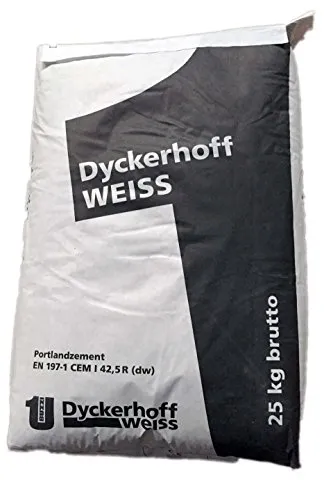 Cemento Bianco Dyckerhoff CEM I 42,5/R, 25 kg