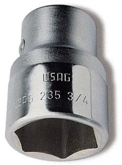 Bussola Esagonale 3/4 Pollice 27 mm Usag art. 02353112 in acciaio cromo vanadio