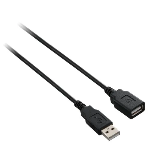 V7 Cavo prolunga USB 2.0 da USB A ad A (m/f) nero 1,8 m