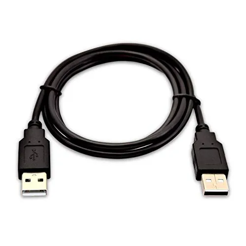 V7 da USB A (maschio) a USB A (maschio), 1 metro (3,3 piedi) – Nero – Cavi USB (1 metro (3,3 piedi) – Nero, 1 m, USB A, USB A, USB A, 1.0, 480 Mbit/s, nero)