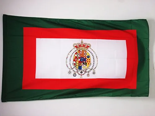 AZ FLAG Bandiera Regno delle Due SICILIE 1848-1860 150x90cm - Bandiera SICILIANA - Italia 90 x 150 cm Foro per Asta