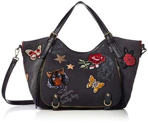 DESIGUAL Borsa Donna 18WAXF19 Sempre Rotterdam U Nero