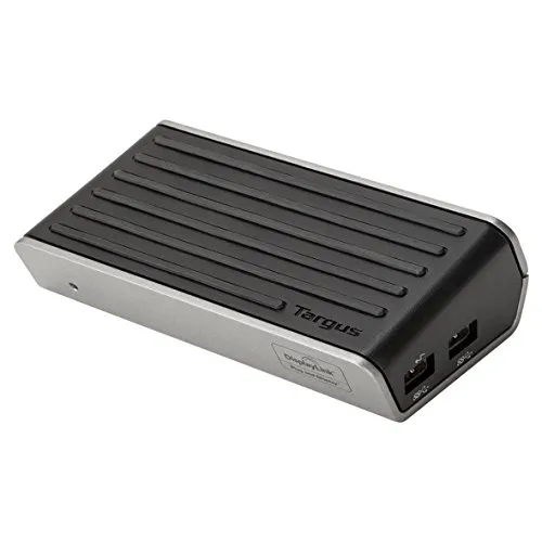 Targus DOCK120EUZ - Docking station universale con supporto Dual Video, colore: nero