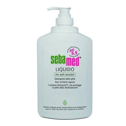 Sebamed Detergente Liquido, Senza Sapone, Aiuta a Risolvere i Problemi Della Pelle, Non Contiene Sostanze Alcaline, Ristabilisce il PH Fisiologico della Pelle, Adatto a Pelli Sensibili, 400 ml