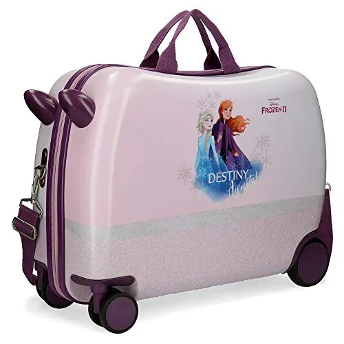 Disney Spirits of Nature Frozen 2 Valigia per bambini Viola 37x55x20 cms Rigida ABS Chiusura a combinazione numerica 38L 2,1Kgs 4 Ruote Bagaglio a mano