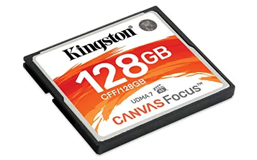 Kingston Canvas Focus Schede CompactFlash 128 GB
