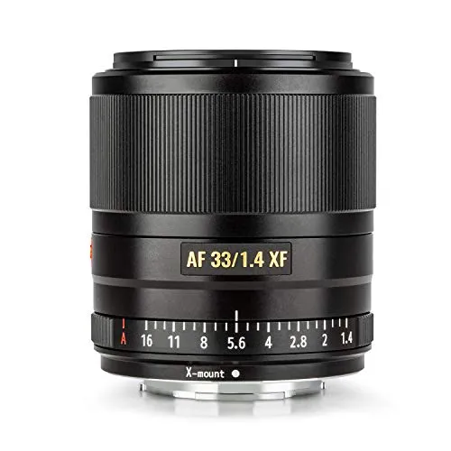 VILTROX 33mm f1.4 XF Primo Obiettivo Messa a Fuoco Auto APS-C Compact Lente Apertura Grande per Fujifilm X-mount Camera X-T3 X-H1 X20 T30 X-T20 X-T100 X-Pro2