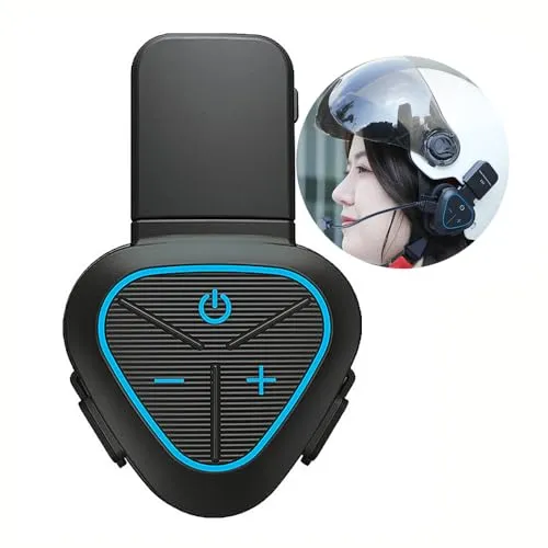 YUZEU Casco Moto Bluetooth Cuffia, Estivo Half Casco Bluetooth Auricolari, Cuffia Moto BT5.0 con Altoparlante Chiamate Automatiche Risposta Assistente vocale GPS per Arrampicata Sci