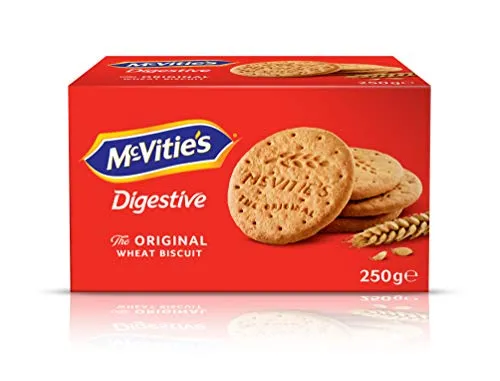 McVities Digestive Original - il classico biscotto di grano per in viaggio, confezione da 5 (5x 250 g)