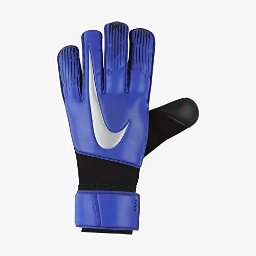 Nike Grip3 Goalkeeper - Guanti da Portiere, Unisex, GS0360-410, Racer Blue/Black/Metallic Silver, 11