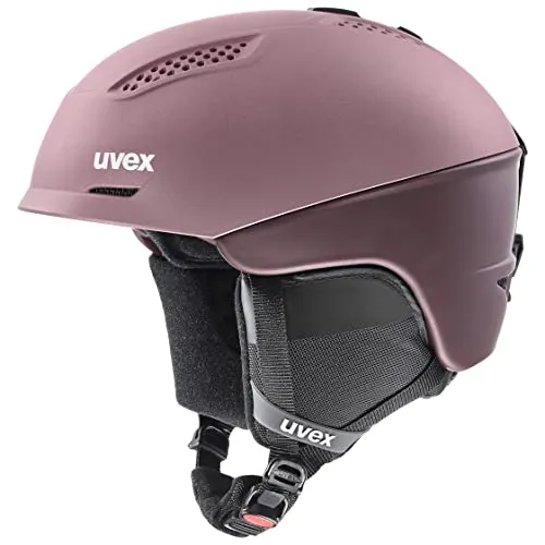 uvex ultra, casco da sci robusto unisex, regolazione individuale delle dimensioni, aerazione ottimizzata, bramble matt, 51-55 cm