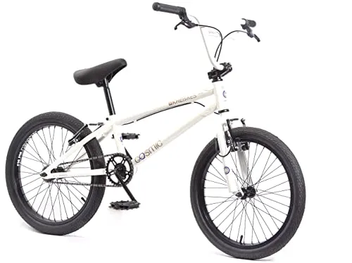 KHEbikes BMX Cosmic Bicicletta da 20 pollici con rotore Affix, solo 11,1 kg , bianco