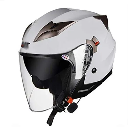 TKYZYY Bluetooth Integrato Modulare Moto Casco Full Face Crash Caschi Motorcycle Hemlets ECE Certificazione con Doppia Visiera off-Road Moto Casco Sicurezza Unisex Microfono Incorporato