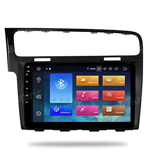 ANDROID 10 FULL-TOUCH 10.1 pollici 4GB-RAM 64GB ROM GPS USB WI-FI Bluetooth MirrorLink autoradio navigatore compatibile con Golf 7 2013-2018 Volkswagen
