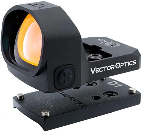 VECTOR OPTICS Kit Mirino a Punto Rosso 3 MOA per Pistola Glock, 1x20x28 Red Dot Frenzy