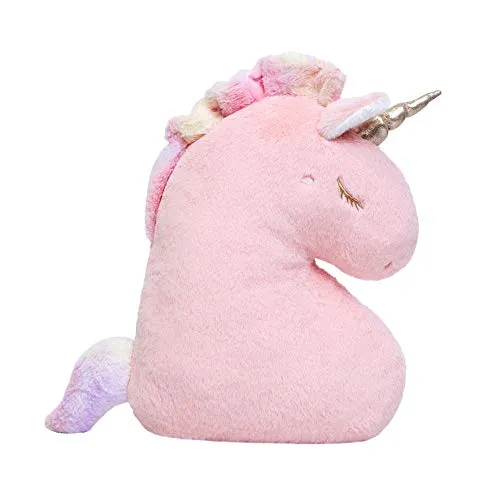 VGSD® Bambola di Unicorno di Peluche, Cuscino Creativo di Unicorno di Illusione di Cuore di Ragazza Animali di Peluche, Regalo di Compleanno per Bambini 50 Cm