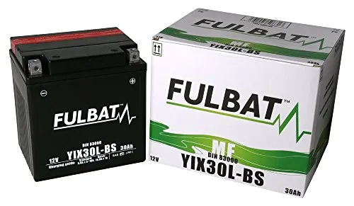 Batteria FULBAT AGM YIX30L-BS 12V 30Ah 385A Lunghezza: 165 x Larghezza: 125 x Altezza 175 (mm)