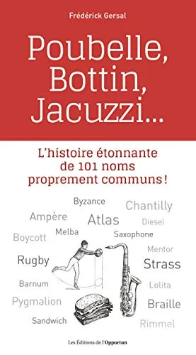 Poubelle, Bottin, Jacuzzi... - L'histoire étonnante de 101 noms proprement communs ! (French Edition)