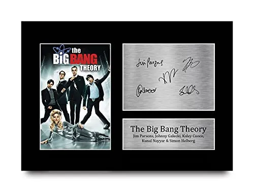 HWC Trading The Big Bang Theory A4 Senza Cornice Firmato Regalo Visualizzazione delle Foto Print Immagine Autografo Stampato per TV Show Fan