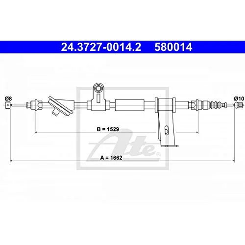 ATE 24.3727-0014.2 - Cavo Comando, Freno Stazionamento