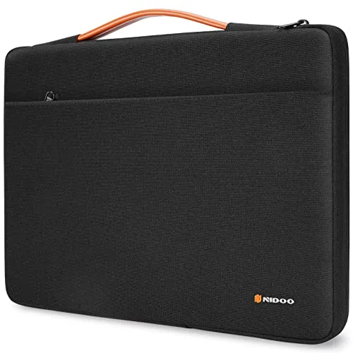 NIDOO 13-14 Pollici Custodia Protettiva per Laptop Borsa Porta PC Portatile Borsetta Notebook Caso Cover per 13" 14" MacBook Air Pro M2 M1/13,5" Surface Laptop 5 4/ThinkPad X1 Yoga 7/Carbon 10, Nero