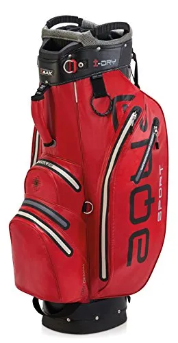 BIG MAX AQUA Sport 2 Golf Cartbag - 100% Wasserdicht-Rot
