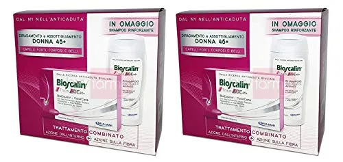 Offerta Bioscalin Tricoage 45+ - 2X Integratore da 30 Cpr (60 compresse totali) + 2X Shampoo da 200ml IN OMAGGIO