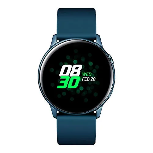 Samsung Galaxy Watch Active Smartwatch Bluetooth v4.2, 40 mm, con GPS, Sensore di Frequenza Cardiaca, Peso 25 g, Batteria 230mAh, Verde (Green) [Versione Italiana]