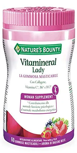 Nature'S Bounty Vitamineral Lady - La Gommosa Masticabile Con Vitamine E Minerali - 250 Ml