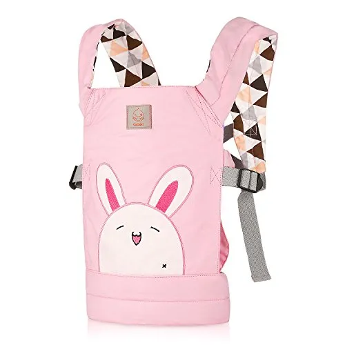 GAGAKU Dolls Carrier Marsupio Porta per Bambole Davanti e Dietro in Cotone per Bambini dai 18 Mesi in su