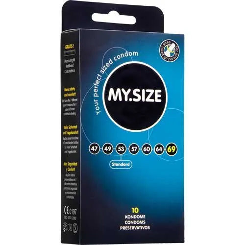 My Size Condoms 69mm x10 XXXL Extremely Large Condoms (German Engineering at its best)