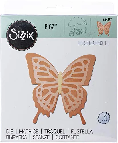 Sizzix Bigz Fustella, Forma di Farfalla a Strati