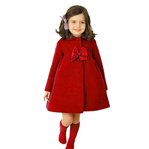 Ragazza Cardigan Button Maglione Felpa Mantello del Cappotto di Inverno della Pelliccia della neonata Abbigliamento Giacca Bambine E Bambino