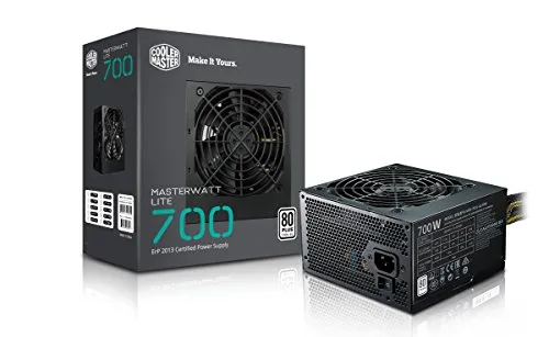 Cooler Master MasterWatt Lite 700 230V Alimentatore  'Non-Modulare, 80 Plus White, 700W' MPX-7001-ACABW-EU